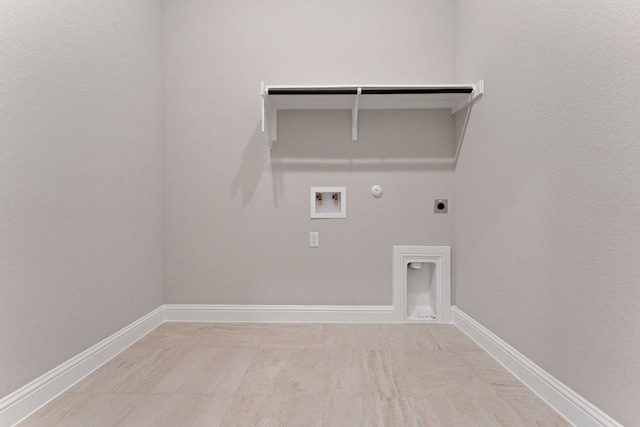 9908 Ephemeral Dr, Manor, TX 78653 - laundry room featuring hookup for a gas dryer, electric dryer hookup, and washer hookup