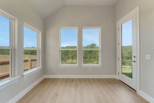 9908 Ephemeral Dr, Manor, TX 78653 - unfurnished sunroom with vaulted ceiling
