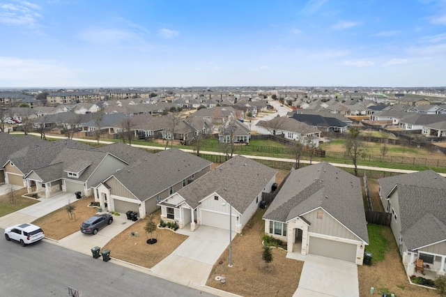 birds eye view of property featuring a residential view