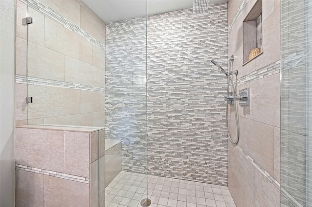 full bath with a stall shower