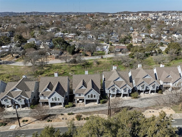 birds eye view of property featuring a residential view