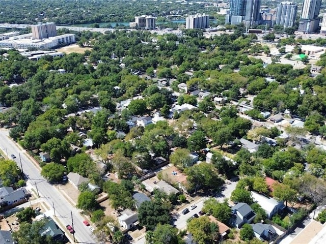 bird's eye view with a view of city