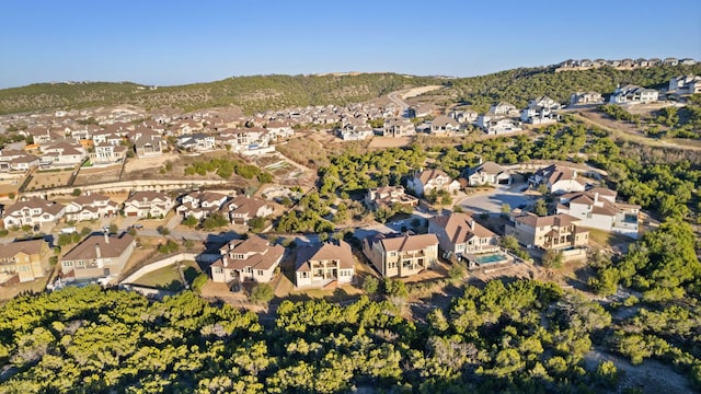 drone / aerial view featuring a residential view