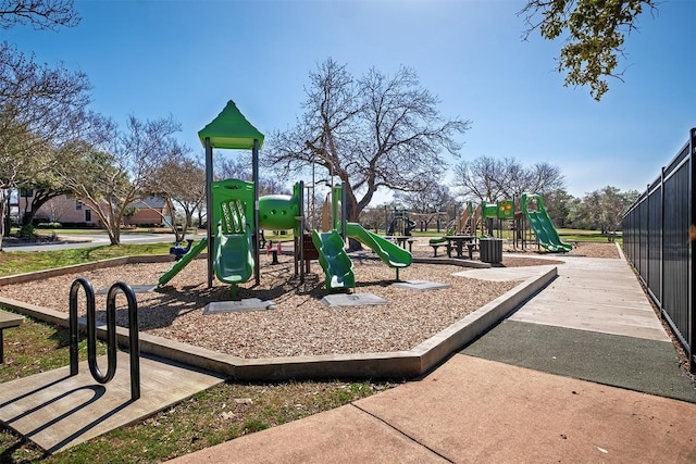 view of communal playground