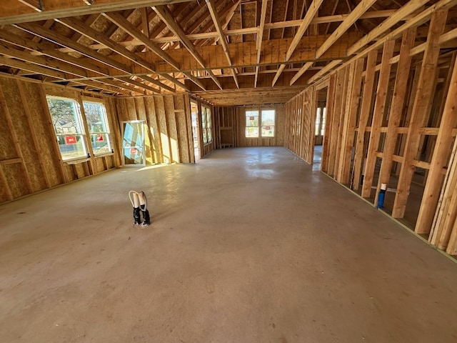 miscellaneous room with a garage