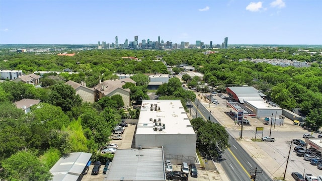 aerial view featuring a view of city