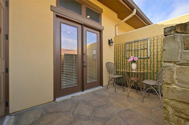 102 Gallia Dr Unit 3, Austin, TX 78734 - view of patio / terrace featuring french doors