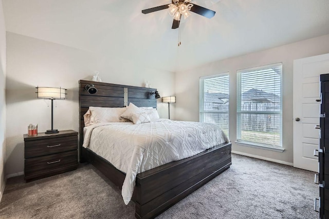 281 Gaida Loop, Georgetown, TX 78628 - bedroom featuring carpet floors and ceiling fan