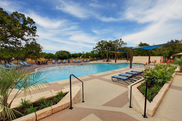 281 Gaida Loop, Georgetown, TX 78628 - community pool with a patio
