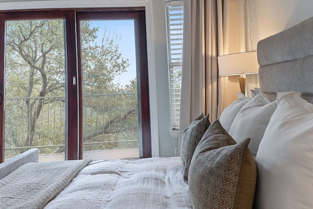 bedroom featuring multiple windows