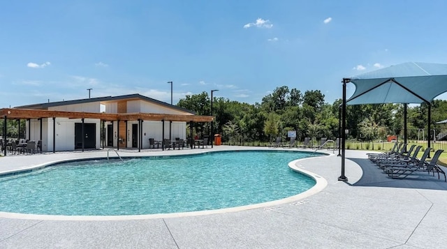 4805 Cressal Dr, Pflugerville, TX 78653 - community pool featuring a patio area