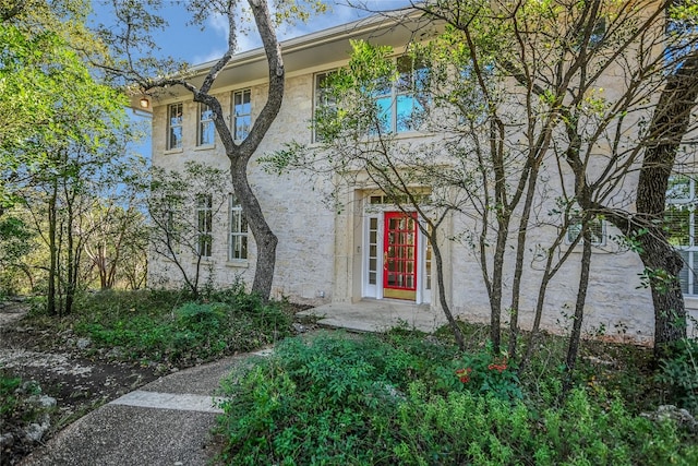 view of front of house with stucco siding