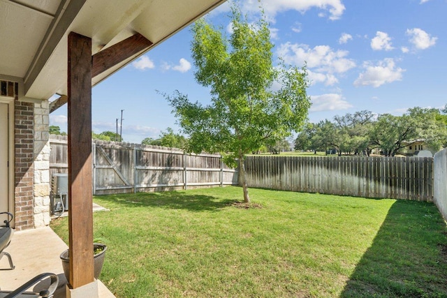 205 Birch Oak Ln, Georgetown, TX 78628 - view of yard with a fenced backyard