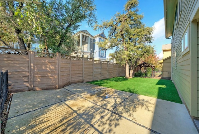 view of patio / terrace featuring a fenced backyard