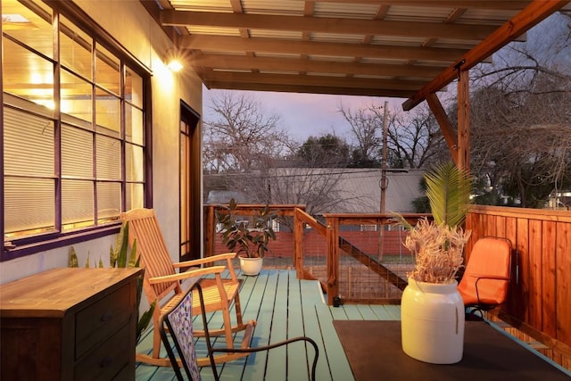 2010 S 2nd St, Austin, TX 78704 - view of wooden terrace