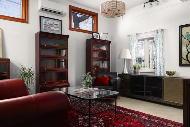 2010 S 2nd St, Austin, TX 78704 - sitting room with an AC wall unit