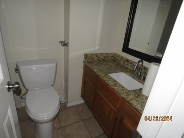 2300 Leon St Unit 202, Austin, TX 78705 - half bath featuring vanity and tile patterned flooring