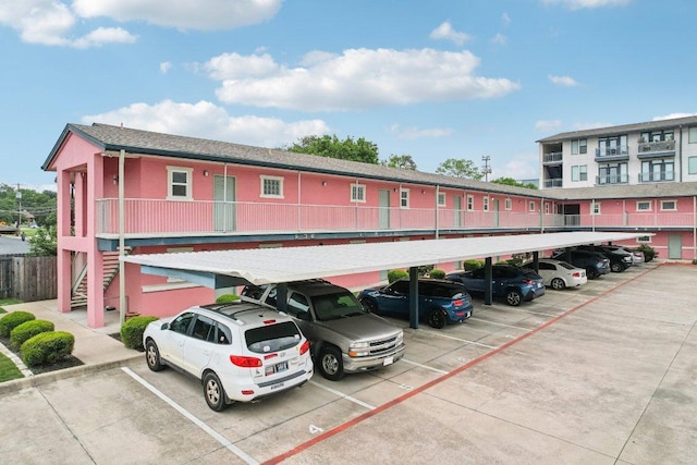 1422 Collier St Unit 102, Austin, TX 78704 - covered parking lot featuring stairs