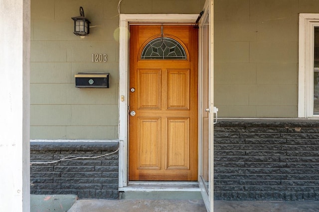 view of property entrance