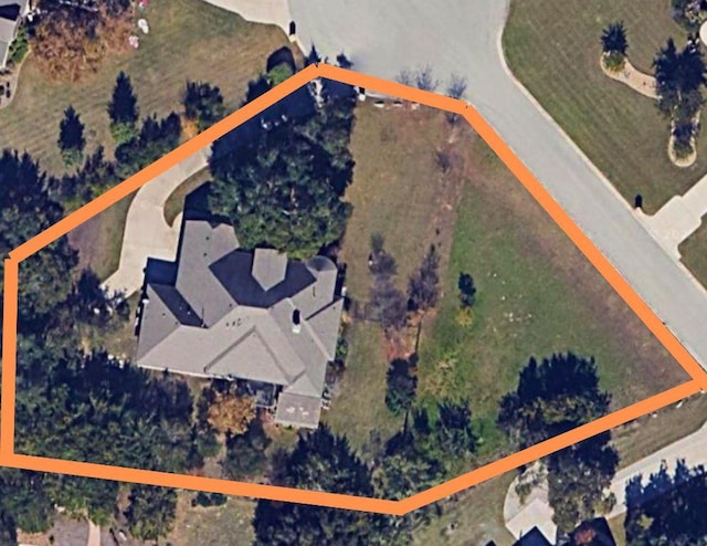 114 Hazelnut Ct, Driftwood, TX 78619 - aerial overview of property's location with property boundaries highlighted