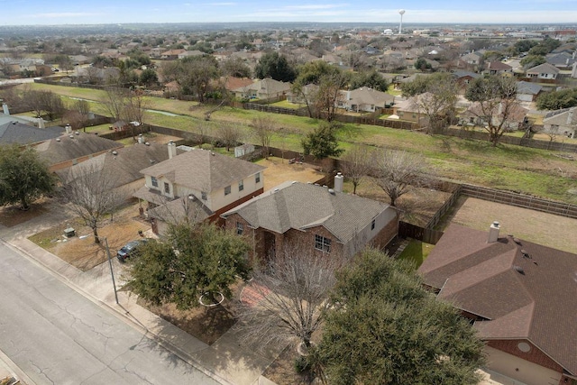 birds eye view of property featuring a residential view