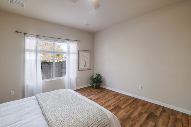 2000 Amur Dr, Austin, TX 78745 - bedroom featuring wood finished floors and ceiling fan