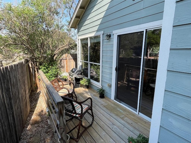 2000 Amur Dr, Austin, TX 78745 - deck with a grill