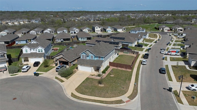 drone / aerial view featuring a residential view