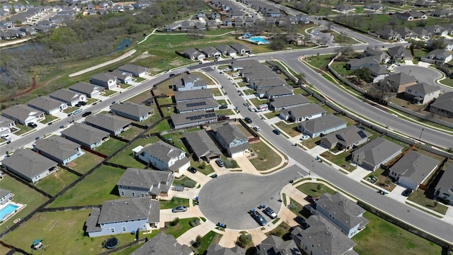 bird's eye view featuring a residential view