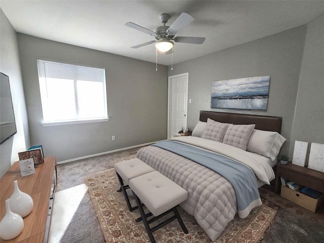 4533 Corran Ferry Loop, Austin, TX 78749 - bedroom featuring carpet floors and ceiling fan