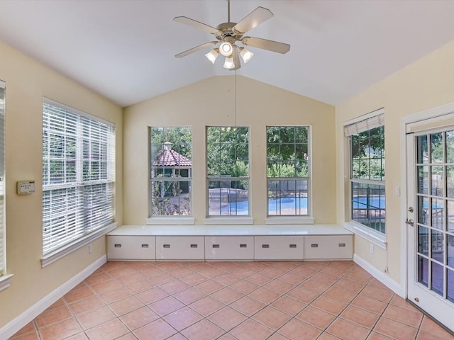 6 Wingreen Loop, The Hills, TX 78738 - unfurnished sunroom featuring vaulted ceiling