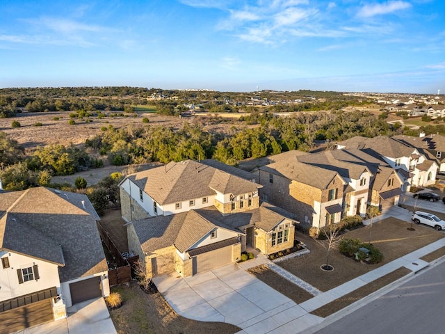 birds eye view of property featuring a residential view