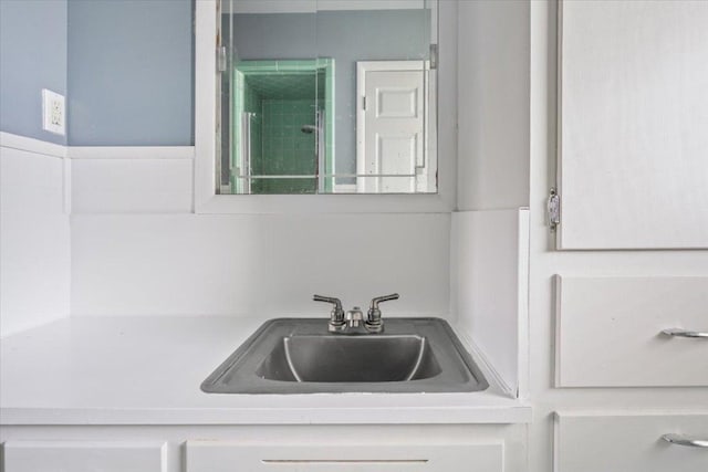 bathroom with a sink