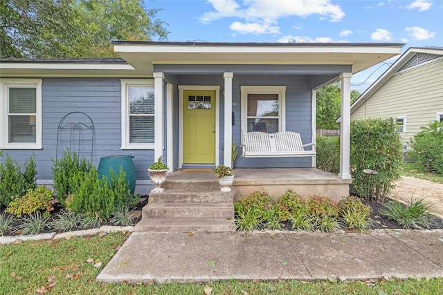 1906 Paige St, Georgetown, TX 78626 - doorway to property with a porch