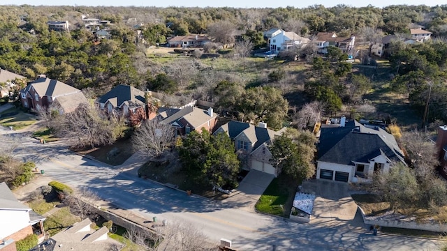 bird's eye view featuring a residential view