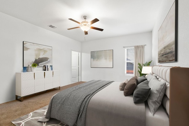 7016 Spirit Hill Rd, Austin, TX 78744 - bedroom with carpet flooring and ceiling fan