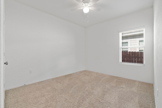 7016 Spirit Hill Rd, Austin, TX 78744 - spare room featuring carpet and a ceiling fan
