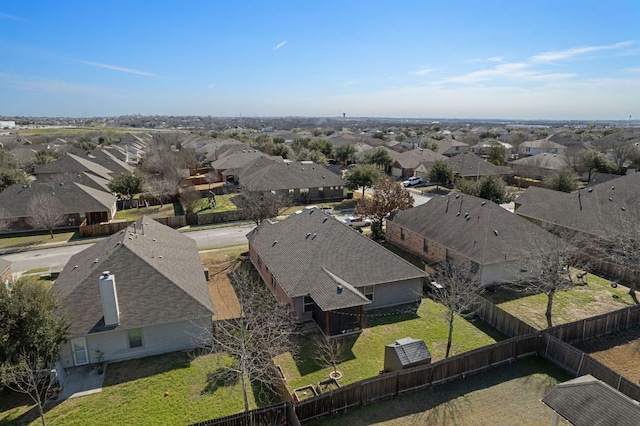 birds eye view of property featuring a residential view