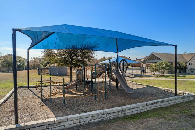 view of community play area