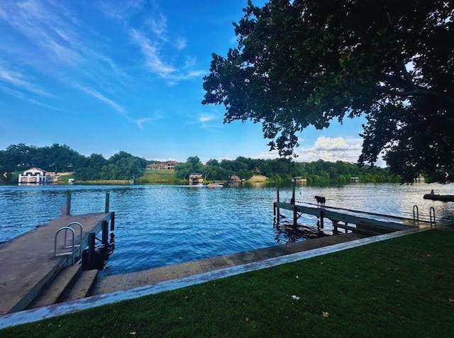 2916 Chisholm Trl, Austin, TX 78734 - dock featuring a water view