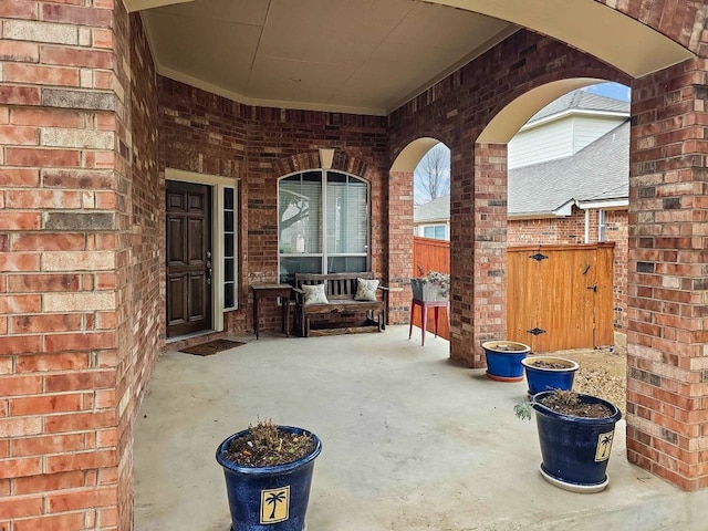 view of patio