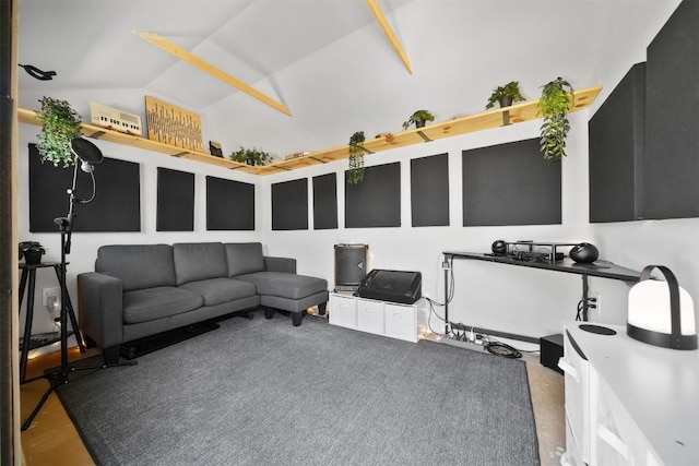 4709 Oxgang Dr, Pflugerville, TX 78660 - interior space featuring vaulted ceiling
