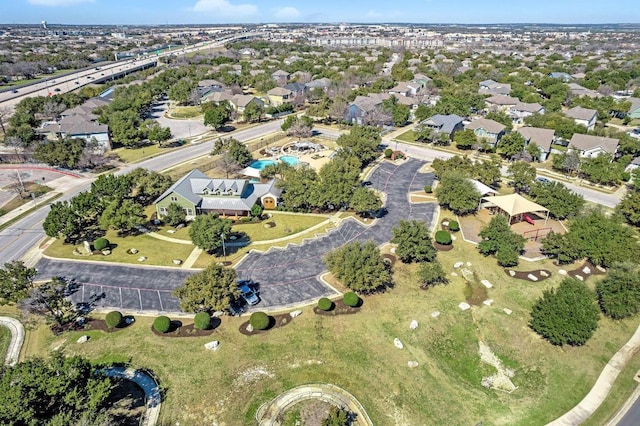 bird's eye view featuring a residential view