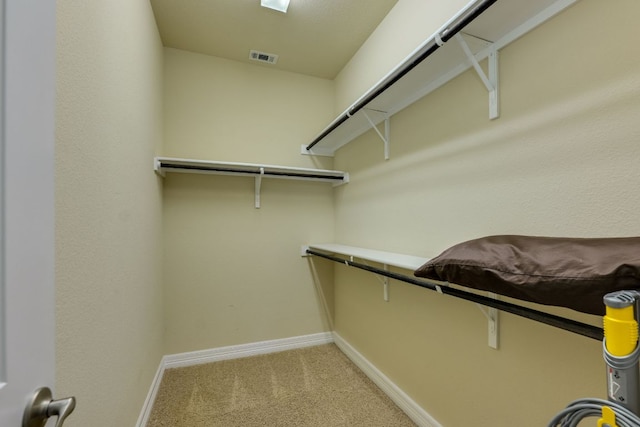 804 San Remo Blvd Unit 26B, Lakeway, TX 78734 - walk in closet with visible vents and light carpet