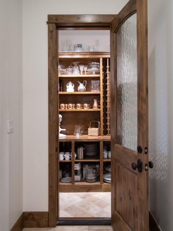 view of pantry