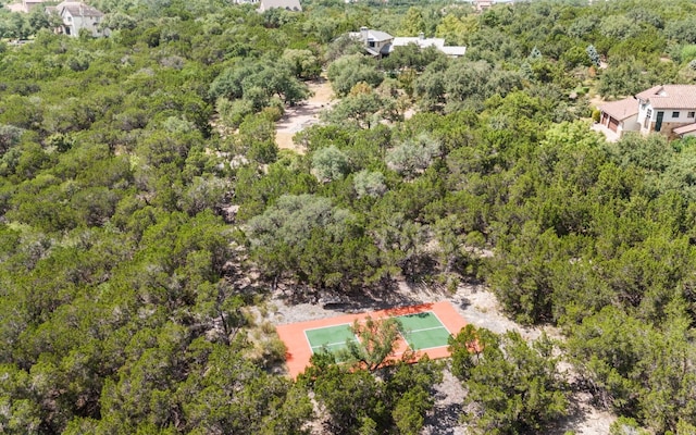 aerial view with a view of trees