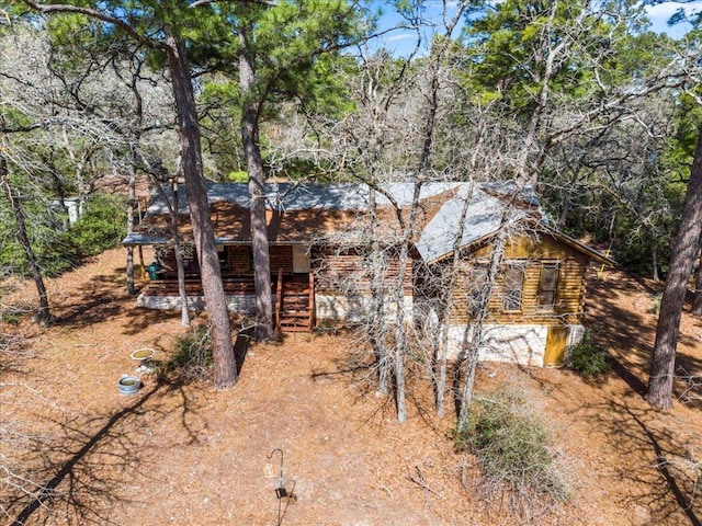 116 Yucca Ln, Bastrop, TX 78602 - view of front of house with a porch