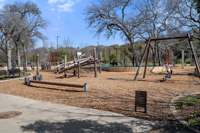 view of community play area