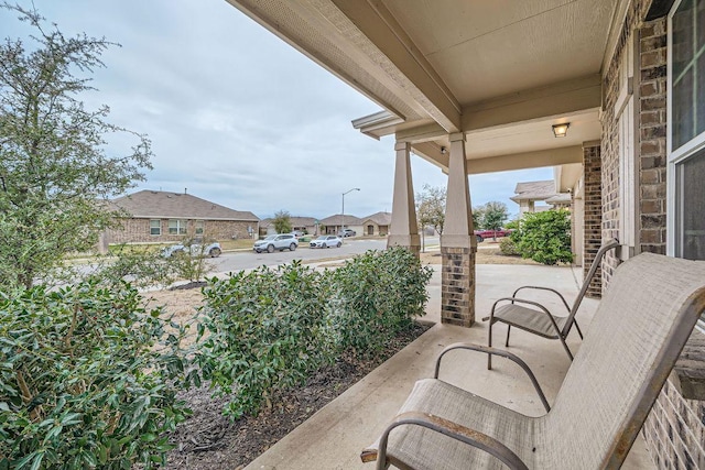 112 Quarton Dr, Hutto, TX 78634 - view of covered porch
