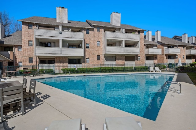 pool with fence